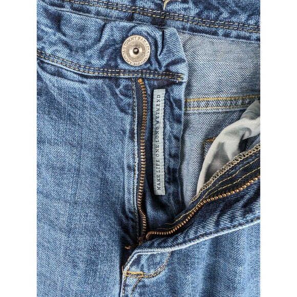 Tommy Bahama Standard Bootcut Jeans Mens 36x32 Blue Need Repair See Photo - Picture 6 of 16